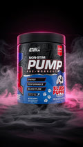 Applied Nutrition ABE Pump Pre Workout - All Black Everything Stim Free Pump Pre Workout Powder | Pump, Energy & Strength with Citrulline, Creatine, Beta-Alanine (500g - 40 Servings) (Slush Puppie)