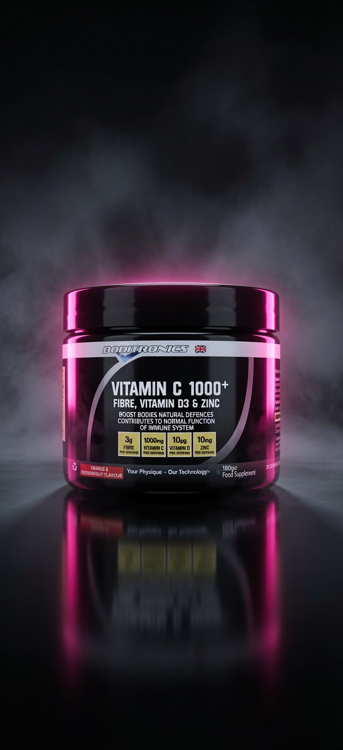 Boditronics Vitamin C 1000, Fibre, D3, Zinc