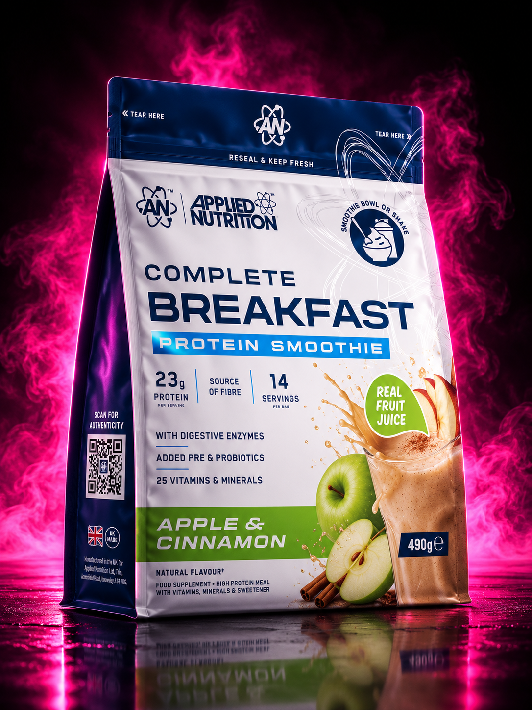 Applied Nutrition Complete Breakfast 490g - Apple & Cinnamon